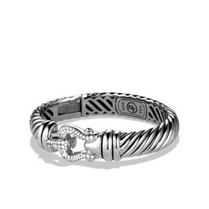 David Yurman Jewelry - David Yurman Diamond 10mm Buckle Bracelet David Yurman Jewelry - David Yurman Diamond 10mm Buckle Bracelet
